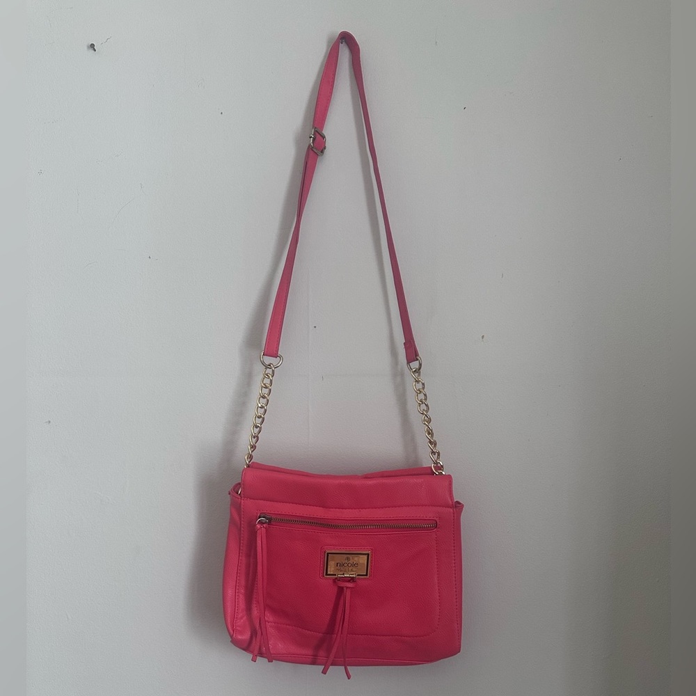 Nicole Miller (kohls) hot pink shoulder/crossbody bag